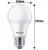 3x Philips Żarówka LED E27 10W = 75W 1055lm 2700K Mocna EyeComfort LEDBulb