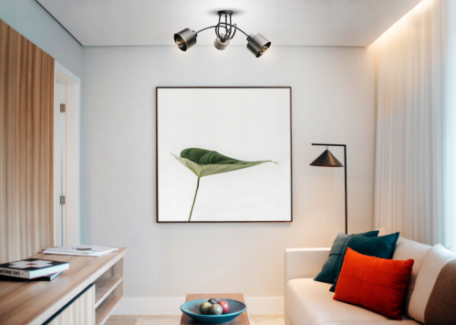 Lampa Sufitowa Wisząca LED LOFT 3 X E27 Kubek Czarny Do Salonu Warsztatu