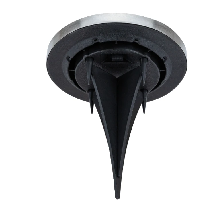 4x Lampa Solarna Ogrodowa LED Najazdowa Gruntowa Dyski Czujnik Zmierzchu