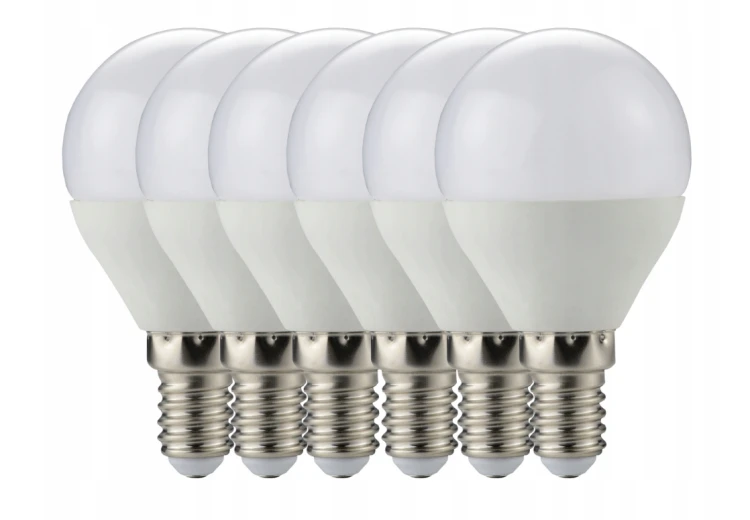 10x Żarówka LED E14 G45 7W = 60W 600lm Barwa Światła 4500K Dzienna Berge