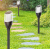 4x Lampy Solarne Ogrodowe LED Mocne PŁOMIEŃ 65cm