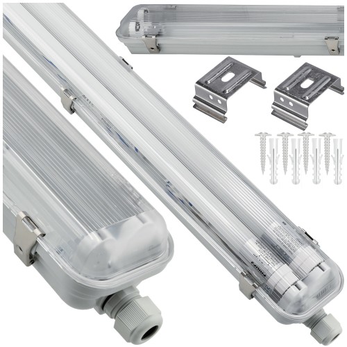 Oprawa Hermetyczna Philips 4x 158cm + 8x Tuby Świetlówki LED Wodoszczelna
