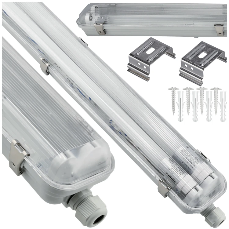 Oprawa Hermetyczna Philips 4x 158cm + 8x Tuby Świetlówki LED Wodoszczelna