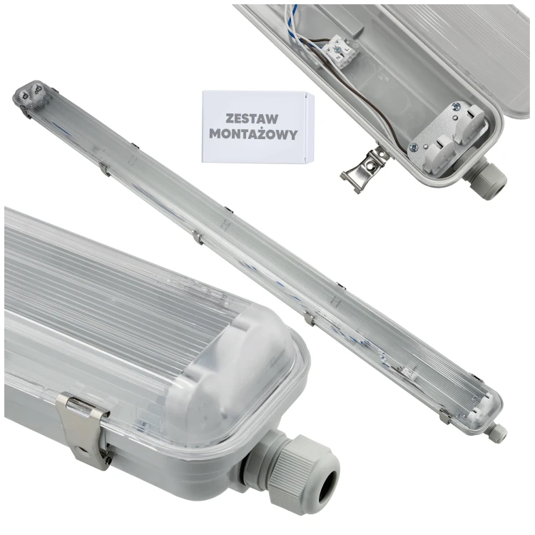 4x Oprawa Hermetyczna LED Philips 2x158cm Lampa Do Garażu Warsztatu Na Tuby