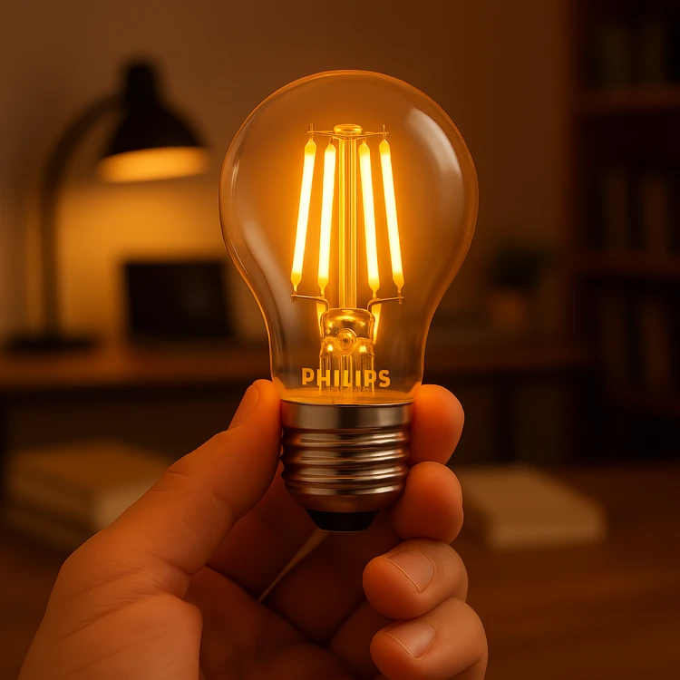 10x Żarówka LED E27 Filament 7W 60W 806lm 2700K 230V Philips CorePro Zestaw