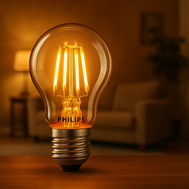 10x Żarówka LED E27 Filament 7W 60W 806lm 2700K 230V Philips CorePro Zestaw