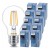 10x Żarówka LED E27 Filament 7W 60W 806lm 2700K 230V Philips CorePro Zestaw