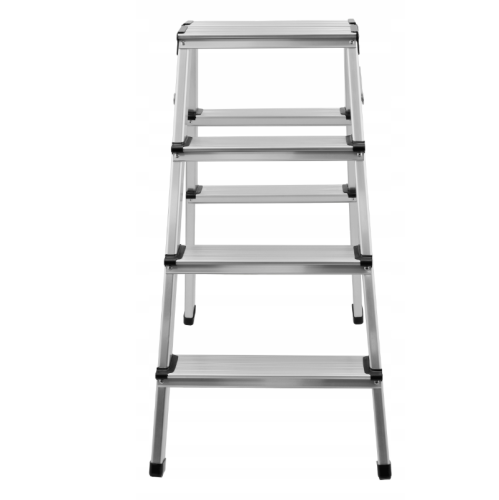 Drabina Aluminiowa Składana 4 Stopniowa Dwustronna Domowa Lekka 78cm 150kg