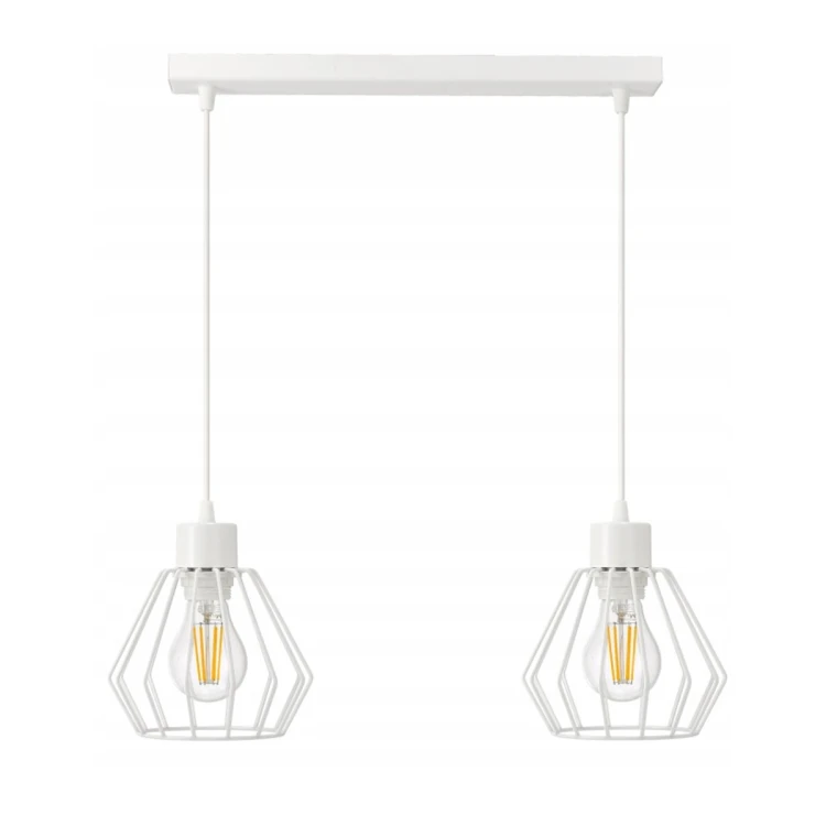 Lampa Wisząca Sufitowa Regulowana DIAMENT BIAŁY