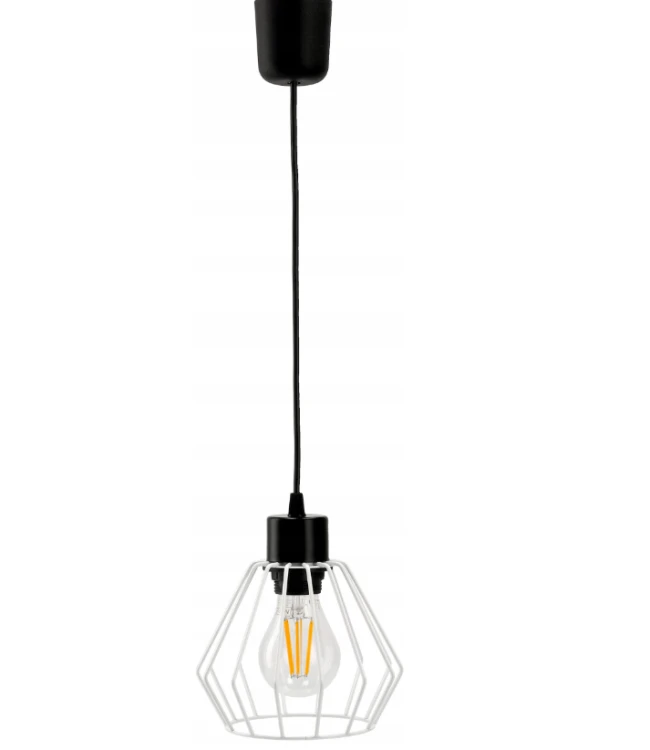 Lampa Sufitowa Wisząca Diamentowa 1xE27