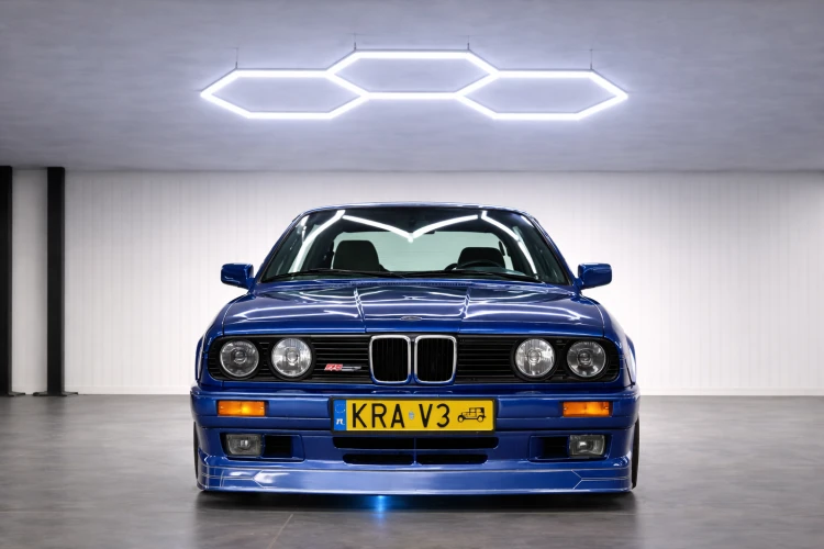 Lampa LED Hexagon Sufitowa 112W Panel Oświetlenie Do Garażu 6500K Mocna