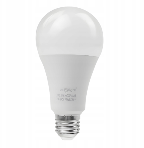 Żarówka E27 A70 20W NW Eco Light
