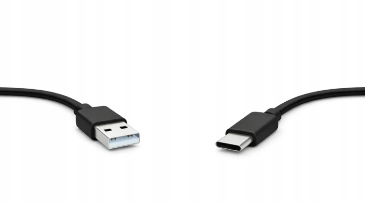 Kabel 2m USB-A - USB-C 20W Sieciowy Czarny Do Ładowania Przesyłania Danych