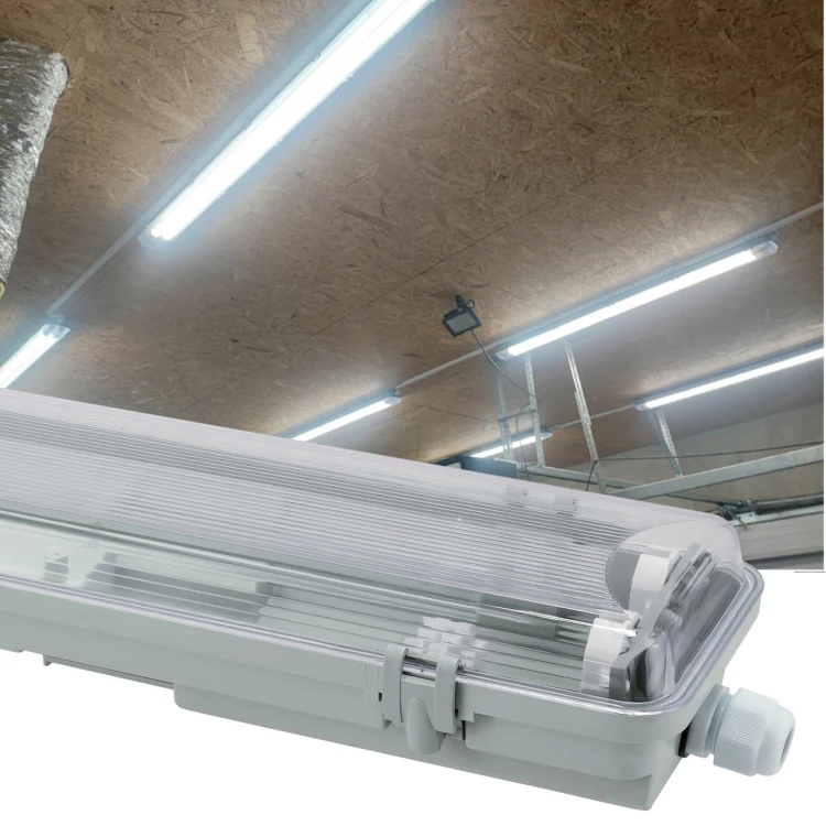 Oprawa Hermetyczna Do Świetlówek Tub LED 2x150cm Lampa Garażowa Warsztatowa