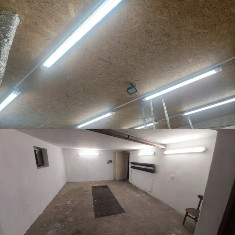 Oprawa Hermetyczna Do Świetlówek Tub LED 2x150cm Lampa Garażowa Warsztatowa