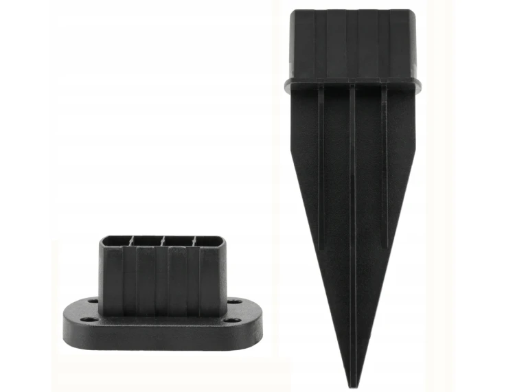 2x Lampa Solarna Ogrodowa LED Wbijana Słupek Czujnik Zmierzchu 4000K Ogród