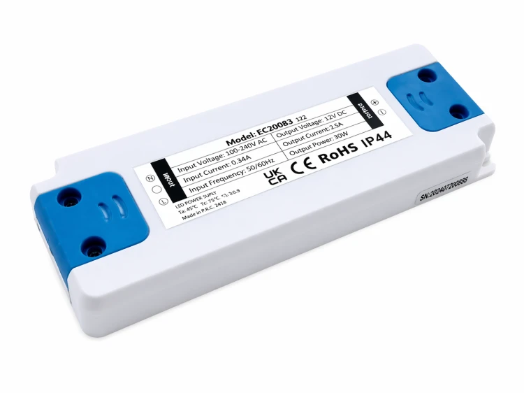 Zasilacz LED Meblowy 12V IP44 36W Transformator Do Taśmy LED Do Mebli