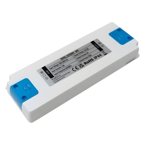Zasilacz LED Meblowy 12V IP44 60W Transformator Do Taśmy LED Do Mebli