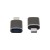 Przejściówka Adapter USB-C USB-A Czarna Mini Do Ładowarki Laptopa A - C