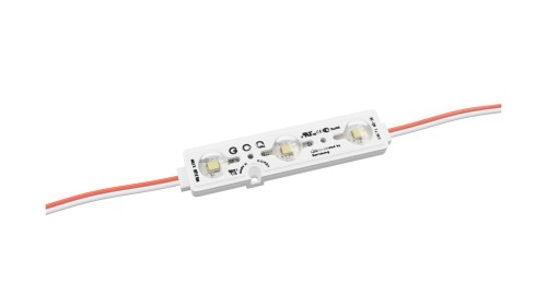 MODUŁ LED 12V 3x2835 SMD ZEWNĘTRZNY WEWNĘTRZNY IP68 0,72W 3000K SAMSUNG