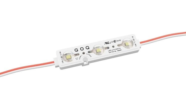 MODUŁ LED 12V 3x2835 SMD ZEWNĘTRZNY WEWNĘTRZNY IP68 0,72W 6500K SAMSUNG