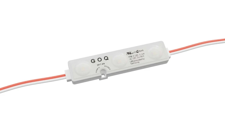 MODUŁ LED 12V 3x2835 SMD ZEWNĘTRZNY WEWNĘTRZNY IP68 0,72W 3000K SAMSUNG