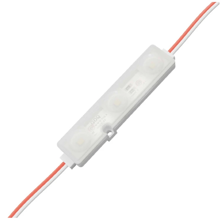 MODUŁ LED 12V 3x2835 SMD ZEWNĘTRZNY WEWNĘTRZNY IP68 0,72W 6500K SAMSUNG