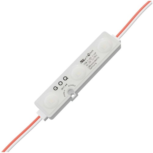 MODUŁ LED 12V 3x2835 SMD ZEWNĘTRZNY WEWNĘTRZNY IP68 0,72W 3000K SAMSUNG
