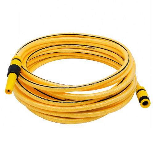 Wąż Ogrodowy 22m 1/2 PVC Z Wzmacnianym Włóknem 1/2 3/4 + Złączki ZESTAW