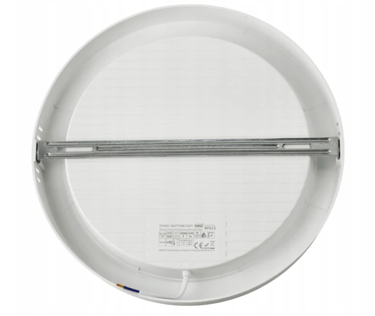 Panel Plafon Sufitowy LED Natynkowy Okrągły 24W 2640lm Nie Mruga 3000K