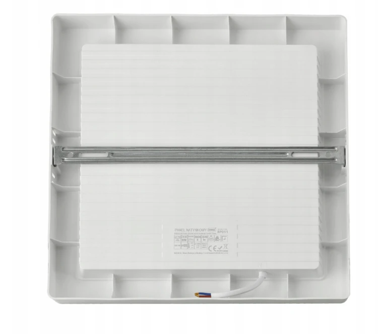 Plafon LED Lampa Sufitowa Natynkowa 24W 2640lm 3000K Ciepła Biały Kwadrat