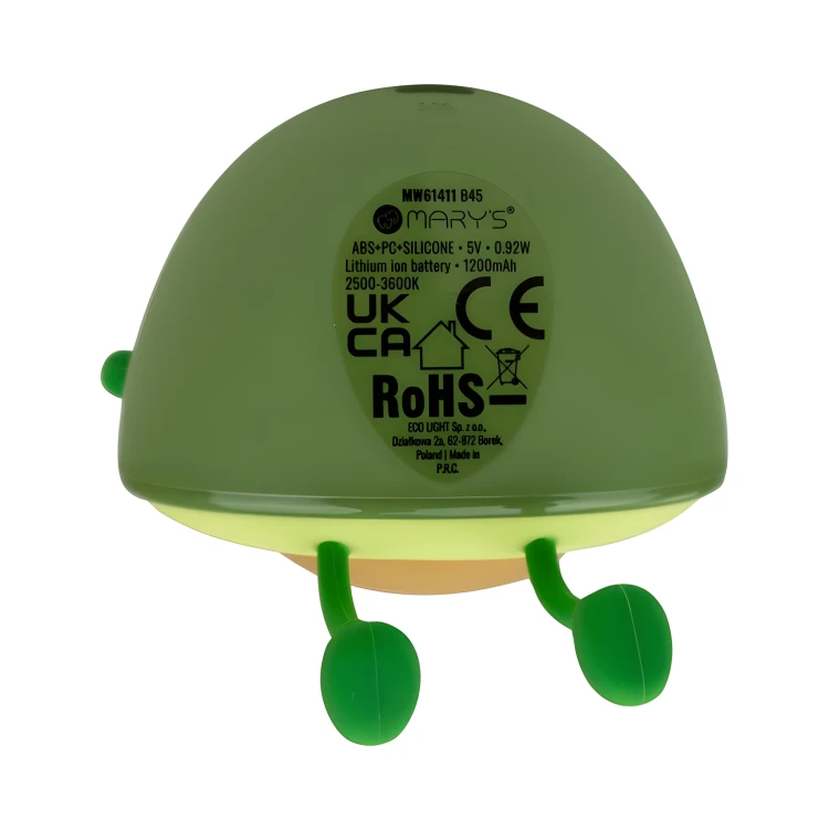 Lampka Nocna LED Dla Dzieci Do Pokoju Zasypiania AWOKADO Na Prezent Awokado