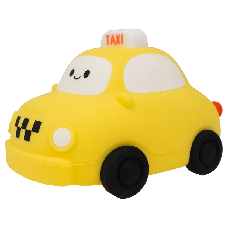Lampka Nocna LED Dla Dzieci Akumulatorowa Do Zasypiania Bezpieczna Taxi