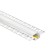 PROFIL Aluminiowy LED 2m Klosz Mrożony Szeroki Do Płyt GK Kartongips 17mm