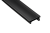 Klosz Czarny Do Profilu Aluminiowego Typ X PMMA 3m Slim Wąskiego Lumines