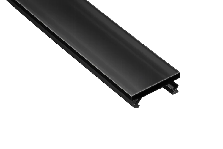 Klosz Czarny Do Profilu Aluminiowego Typ X PMMA 3m Slim Wąskiego Lumines