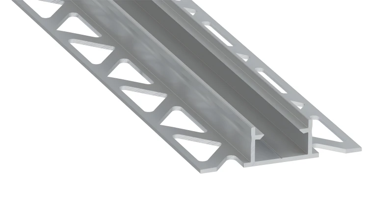 Profil Aluminiowy LED Podtynkowy Do Płytek Glazury Gresu Kamienia 2m IP54