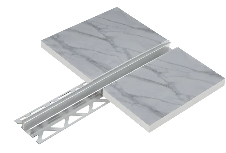 Profil Aluminiowy LED Podtynkowy Do Płytek Glazury Gresu Kamienia 2m IP54