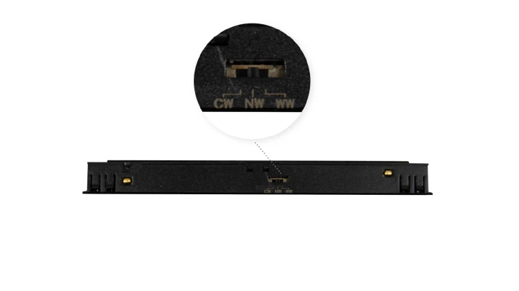 Reflektor Szynowy Oprawa Magnetyczna Natynkowa 15W 48V 3CCT Genesis Czarna