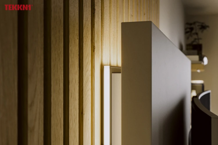 Profil Aluminiowy LED 2m Srebrny Natynkowy Nawierzchniowy Klosz Mrożony Zestaw