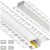 PROFIL Aluminiowy LED 2m Klosz Mrożony Szeroki Do Płyt GK Kartongips 17mm