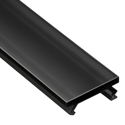 Klosz Czarny Do Profilu Aluminiowego Typ X PMMA 3m Slim Wąskiego Lumines