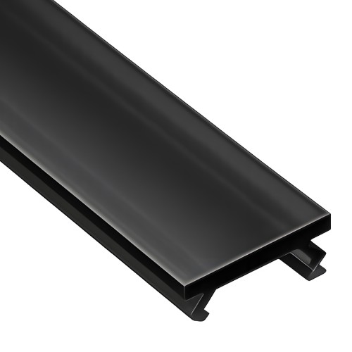 Klosz Czarny Do Profilu Aluminiowego Typ X PMMA 1m Slim Wąskiego Lumines