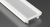 Profil LED Wodoodporny Biały Aluminiowy 2m Wpuszczany Do Łazienki + Klosz