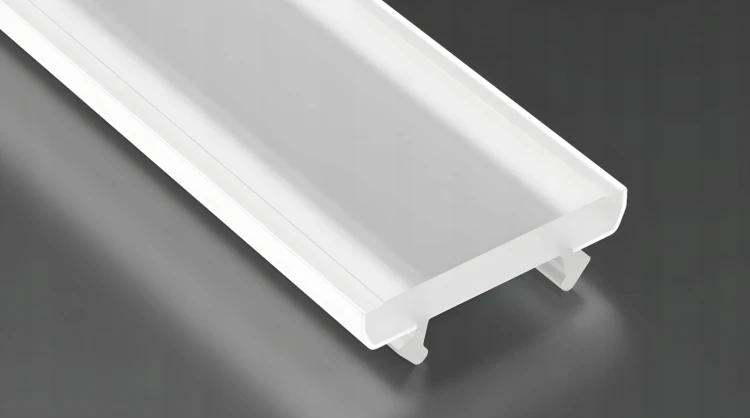 Profil LED Wodoodporny Biały Aluminiowy 2m Wpuszczany Do Łazienki + Klosz