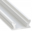 Profil LED Wodoodporny Biały Aluminiowy 2m Wpuszczany Do Łazienki + Klosz