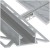 Profil Aluminiowy LED Podtynkowy Do Płytek Glazury Gresu Kamienia 2m IP54