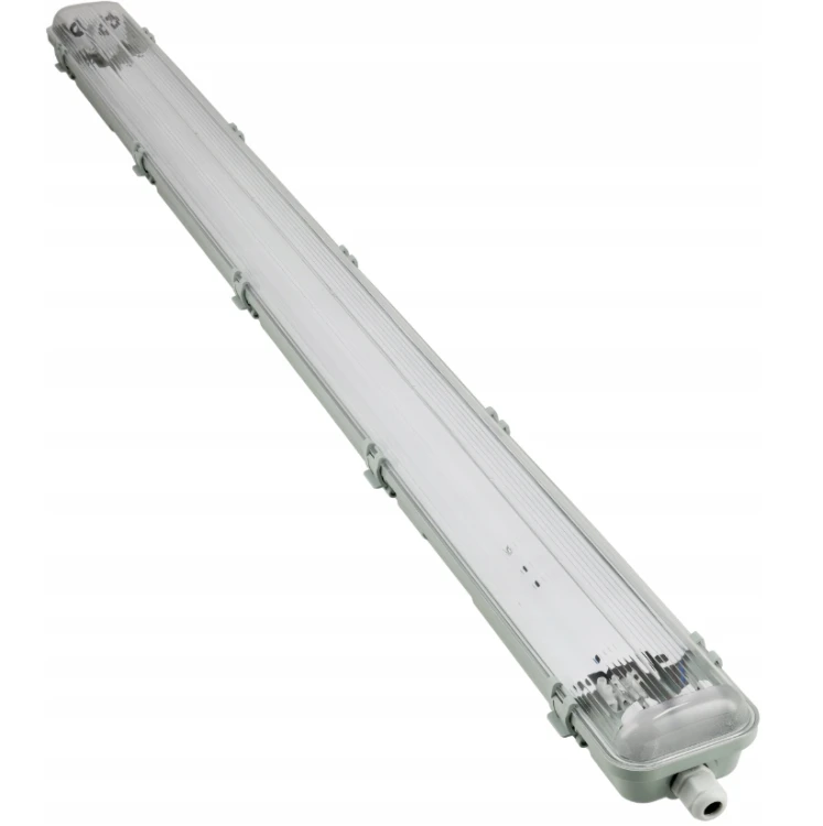 ZESTAW 4x Oprawa Hermetyczna LED 120cm + Świetlówki Lampa Z Odbłyśnikiem ZESTAW