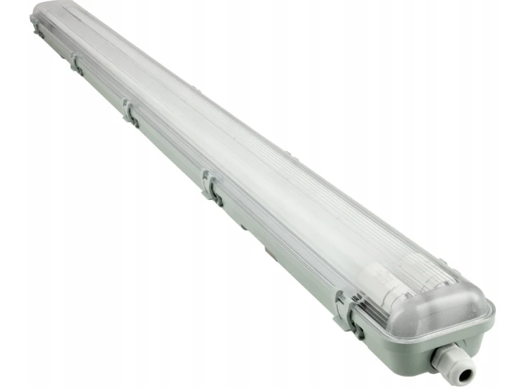 ZESTAW 4x Oprawa Hermetyczna LED 120cm + Świetlówki Lampa Z Odbłyśnikiem ZESTAW