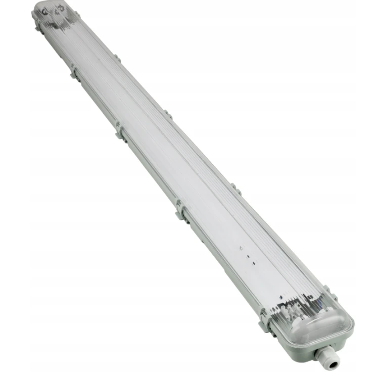 6x Oprawa Hermetyczna LED 120cm z Odbłyśnikiem + Świetlówki LED Do Garażu